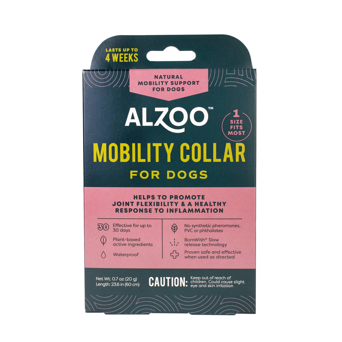 ALZOO Plant-Based Mobility Collar for Dogs