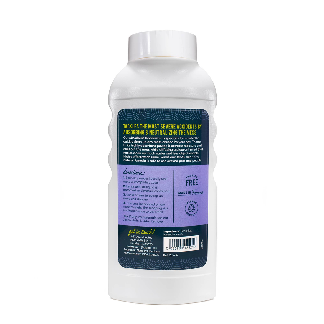 ALZOO Plant-Based Accident Remover, Fresh Lavender