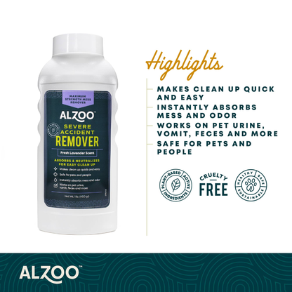 ALZOO Plant-Based Accident Remover, Fresh Lavender
