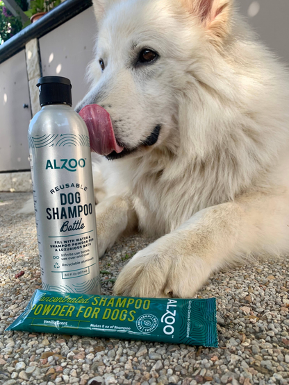 ALZOO Reusable Aluminum Shampoo Bottle, 16 oz