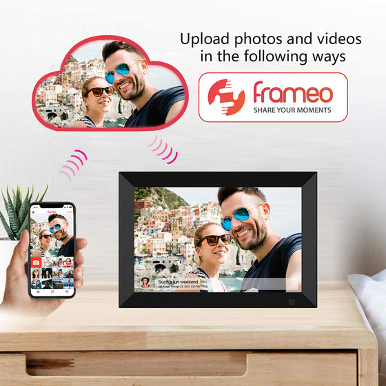 10 inch WIFI Touch Digital Photo Frame with Memory Vases, Clocks & Accents product image 3