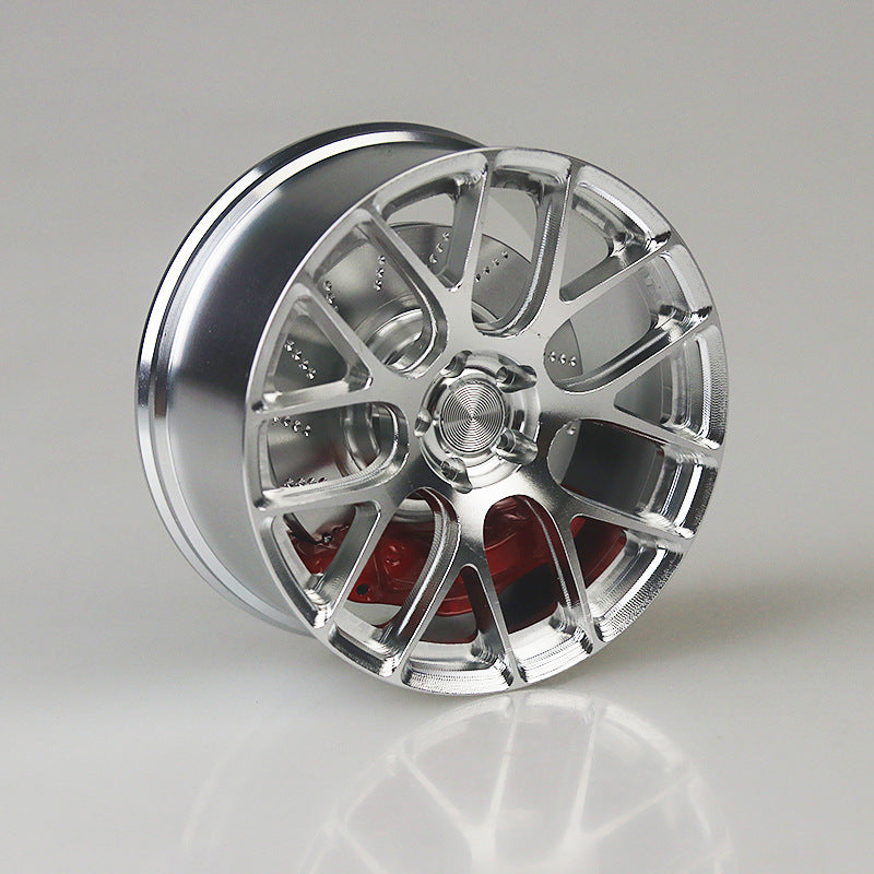 Aluminum Alloy Rotating Wheel Hub Car Magnetic Air Vent Fidget Spinner Ornament