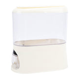 Airtight rice dispenser with measuring cup