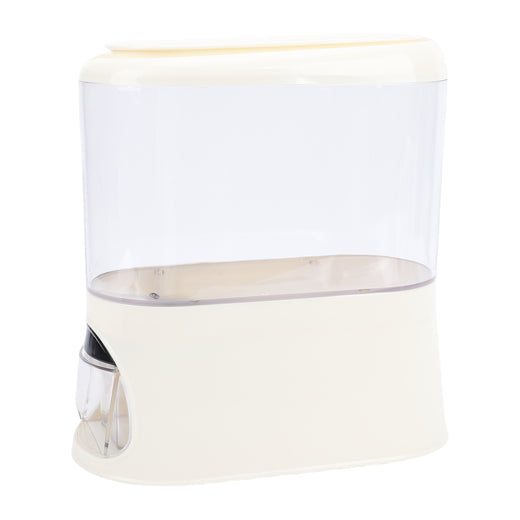 Airtight rice dispenser with measuring cup