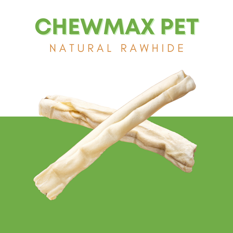 ChewMax Beef Rawhide Roll Dog Chews, 4-5 Inch 12-Count