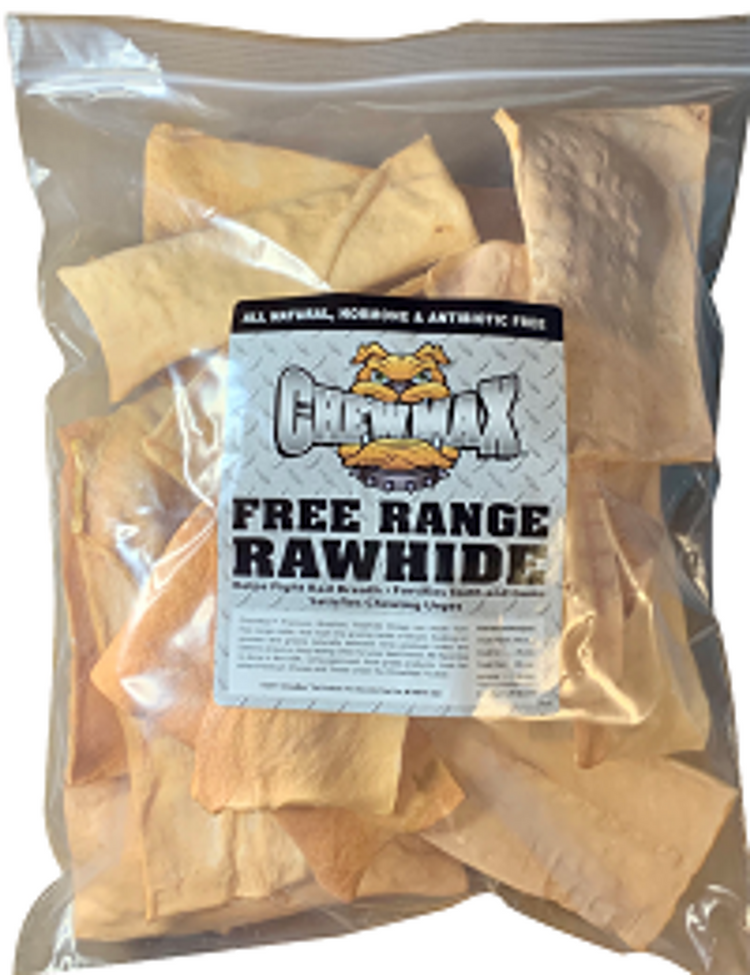 ChewMax Peanut Butter Chip Rawhide Dog Treats, 1.5 lb