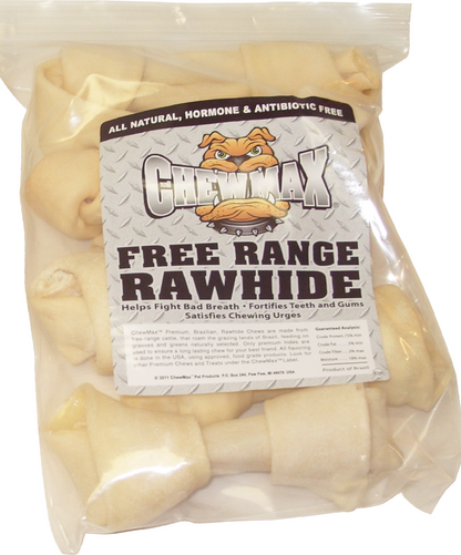 ChewMax Knotted Rawhide Bone Dog Chews