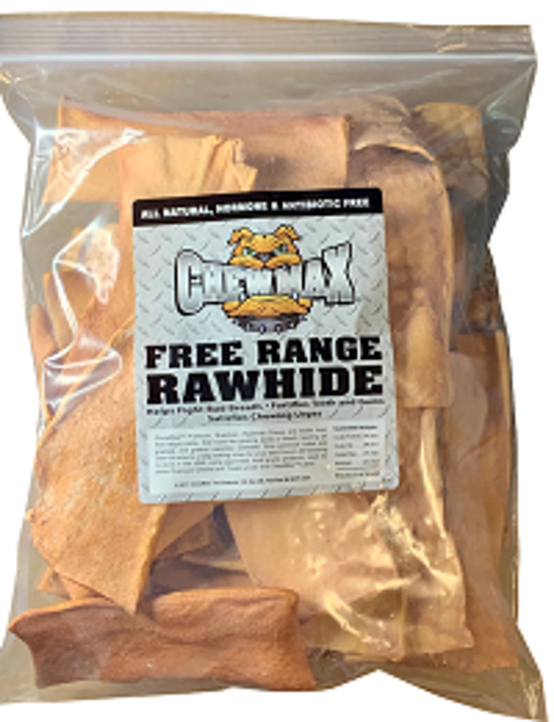 ChewMax Bacon Chip Rawhide Dog Treats, 1.5 lb