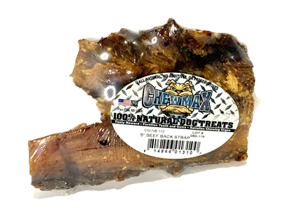 ChewMax Beef Back Strap Dog Bone, 5 Inch