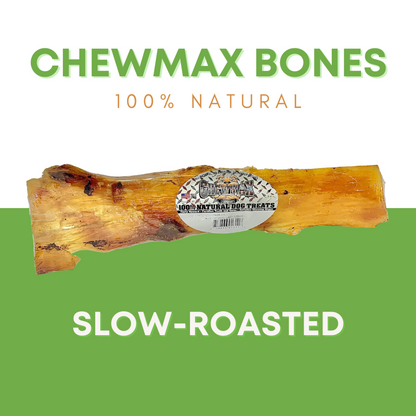 ChewMax Beef Back Strap Dog Bone, 10 Inch