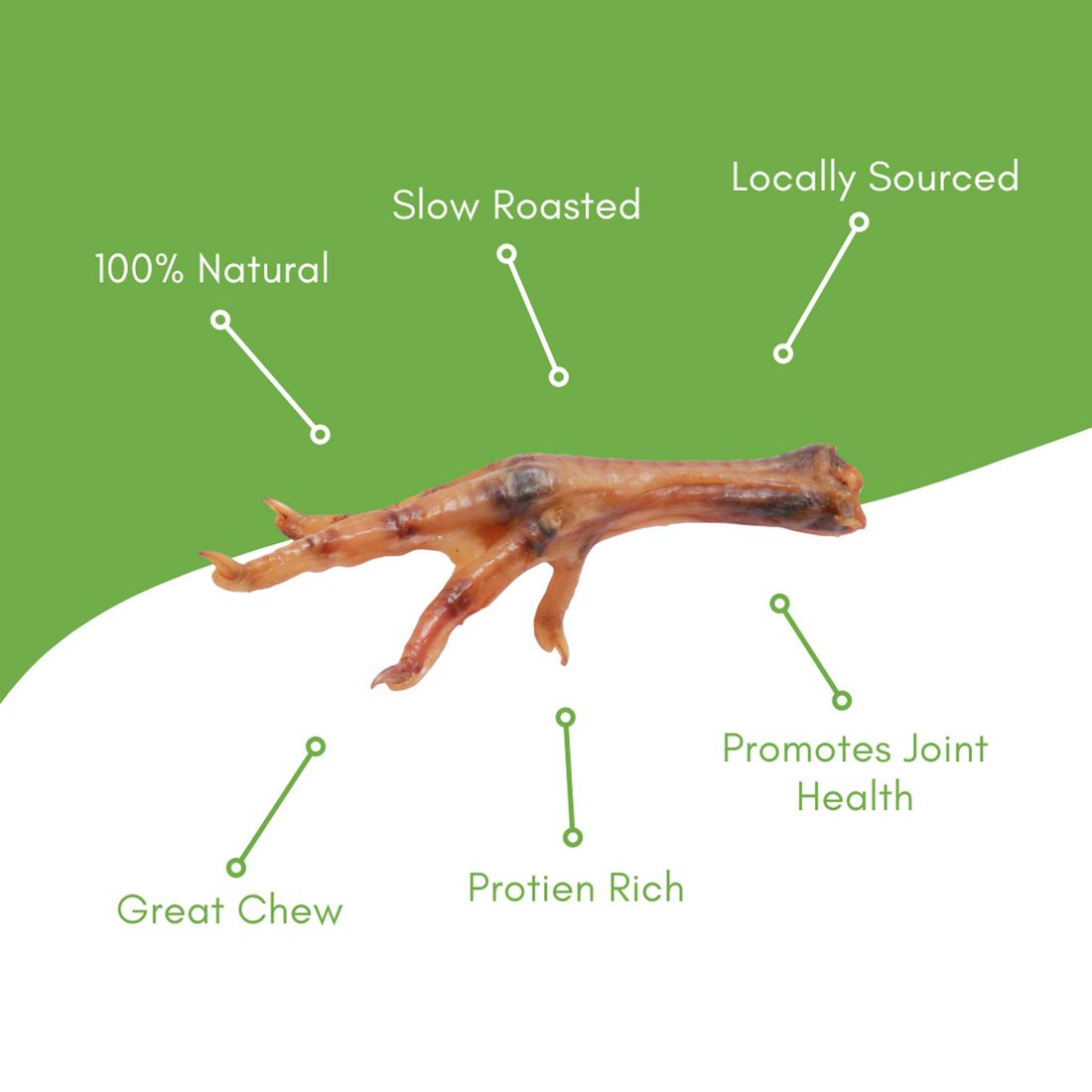 ChewMax Chicken Feet Dog Chews, 3 lb