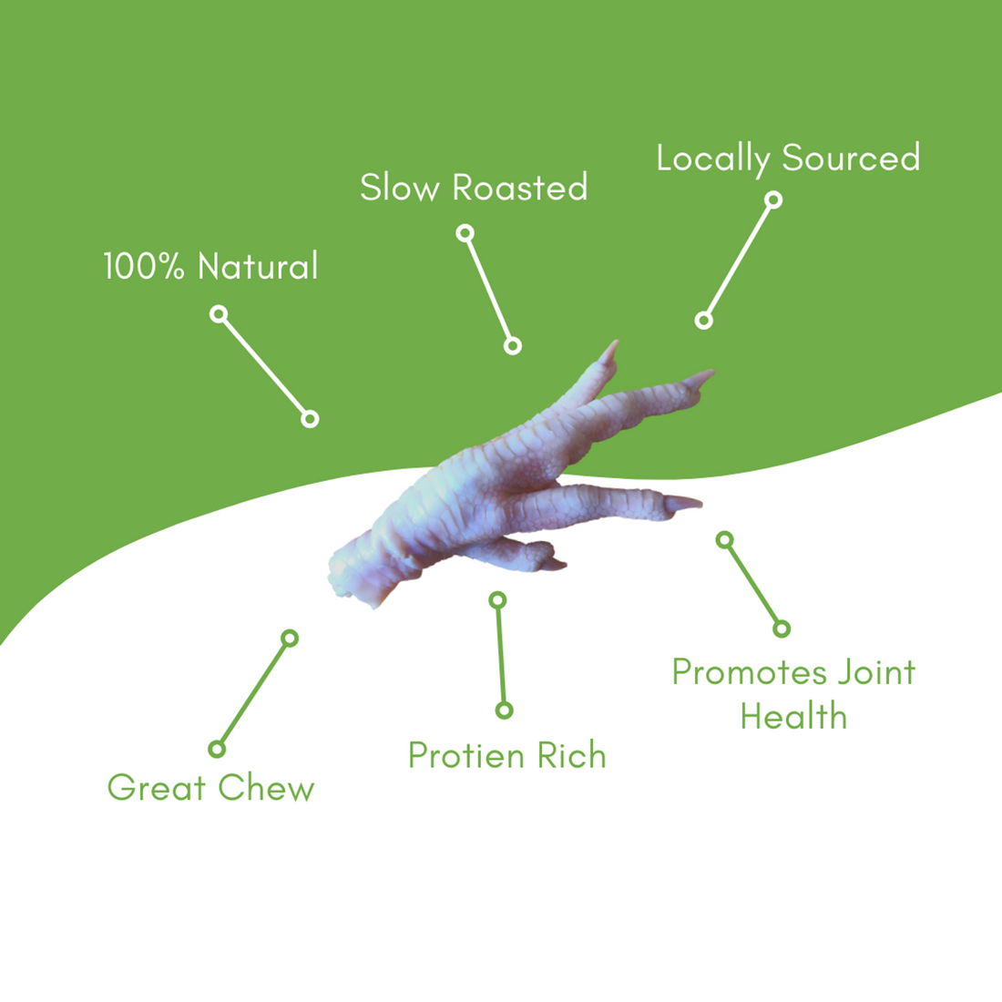 ChewMax Duck Feet Dog Chews, 1 lb