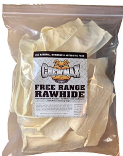 ChewMax Natural Rawhide Chip Dog Treats, 1.5 lb