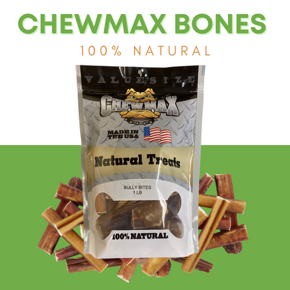 ChewMax Bully Bites Dog Treats (1 lb Bag)