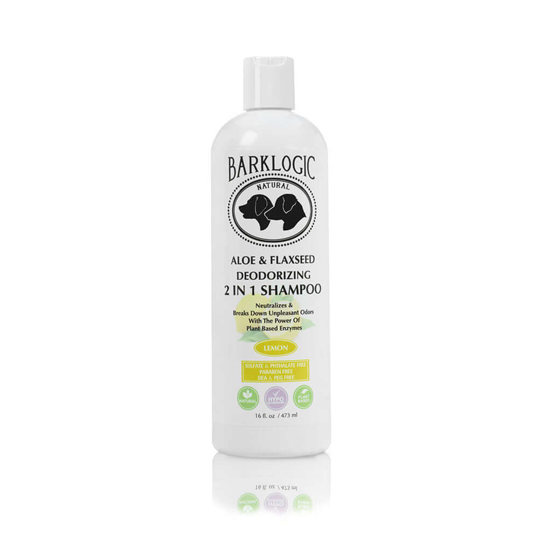 BarkLogic Aloe & Flaxseed Deodorizing 2-in-1 Shampoo