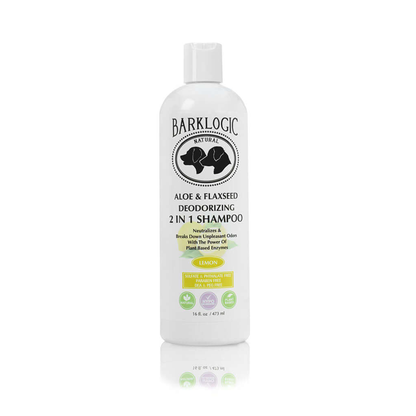BarkLogic Aloe & Flaxseed Deodorizing 2-in-1 Shampoo