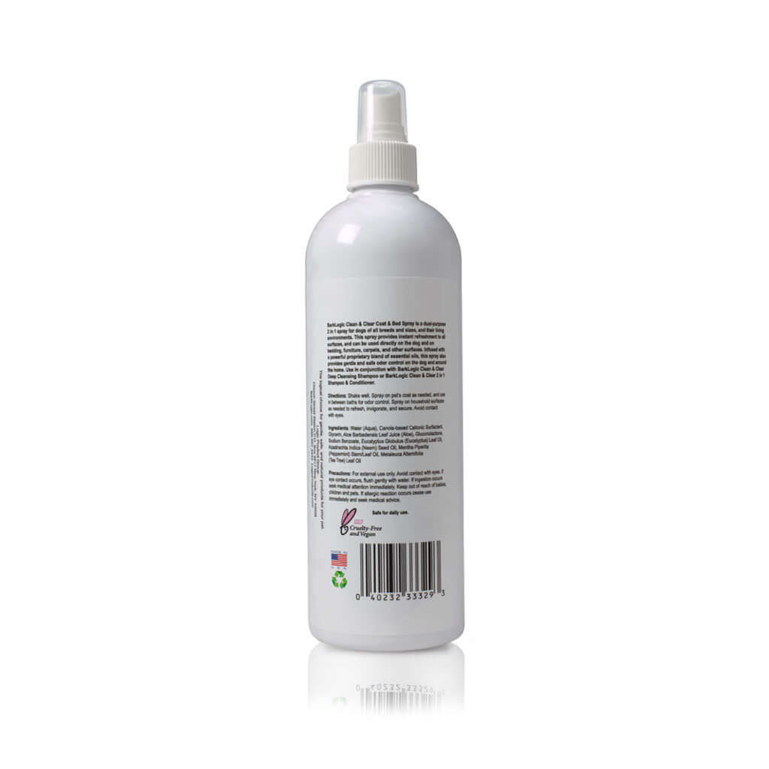 BarkLogic Clean & Clear 2-in-1 Coat & Bed Spray