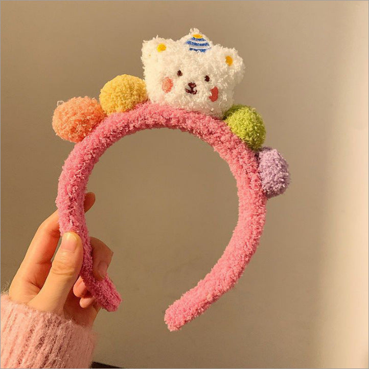 Cute Cartoon Plush Animal Headband
