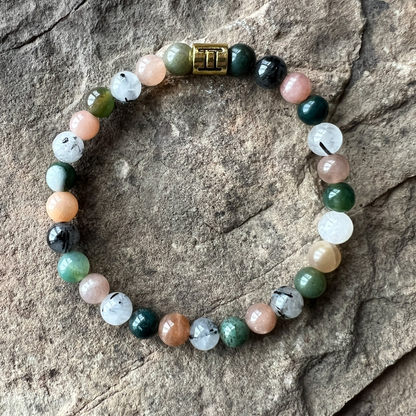 Gemini Zodiac Gemstone Bracelet