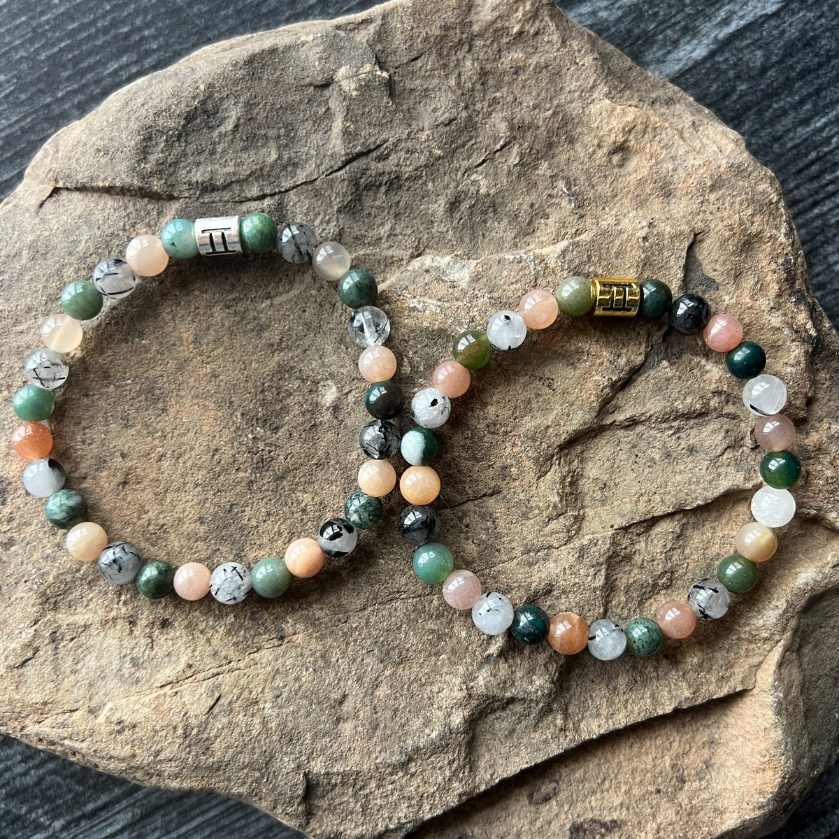 Gemini Zodiac Gemstone Bracelet