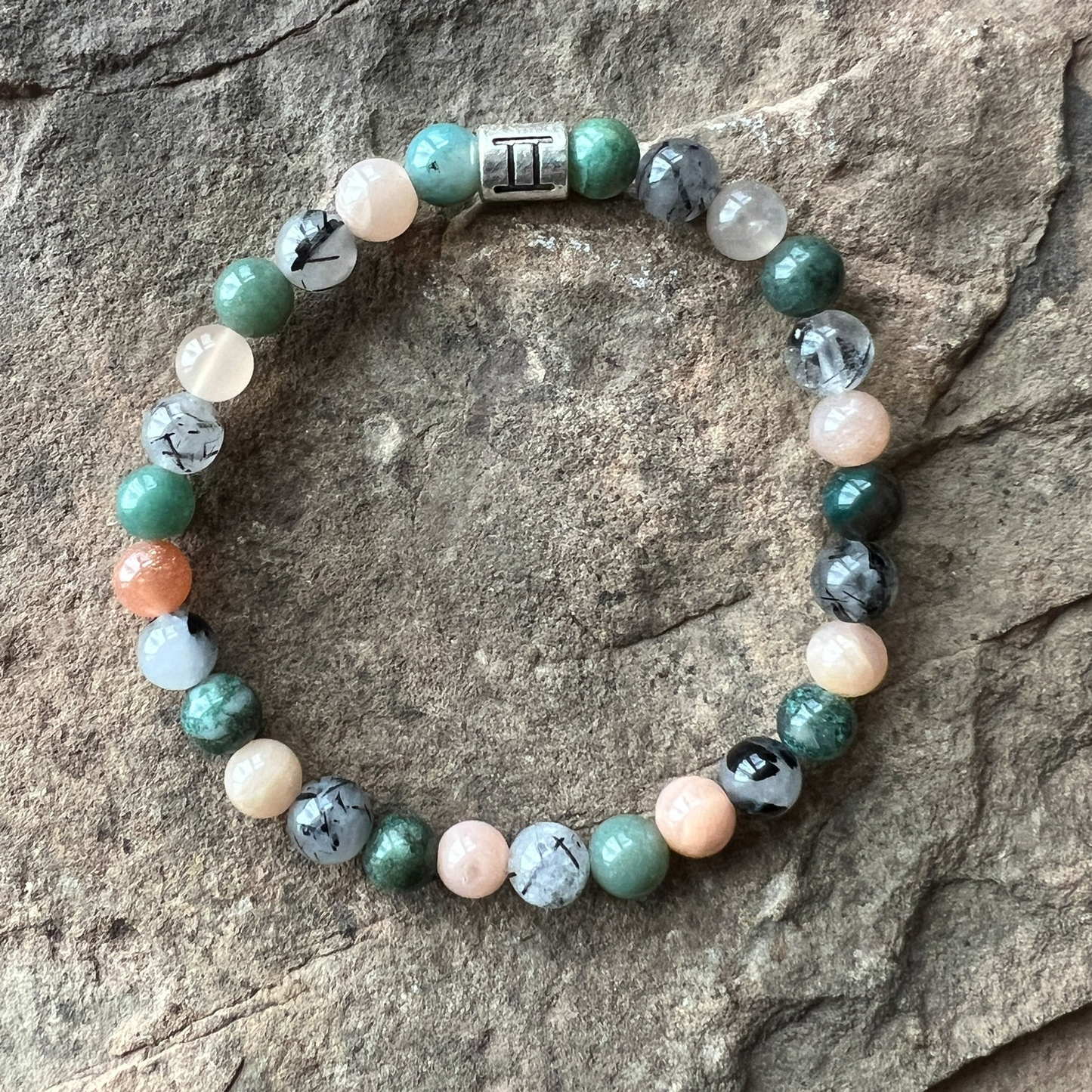 Gemini Zodiac Gemstone Bracelet