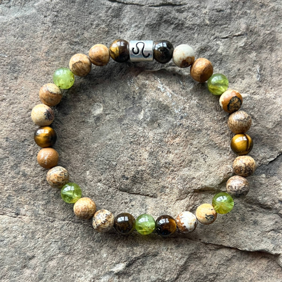Leo Zodiac Gemstone Bracelet