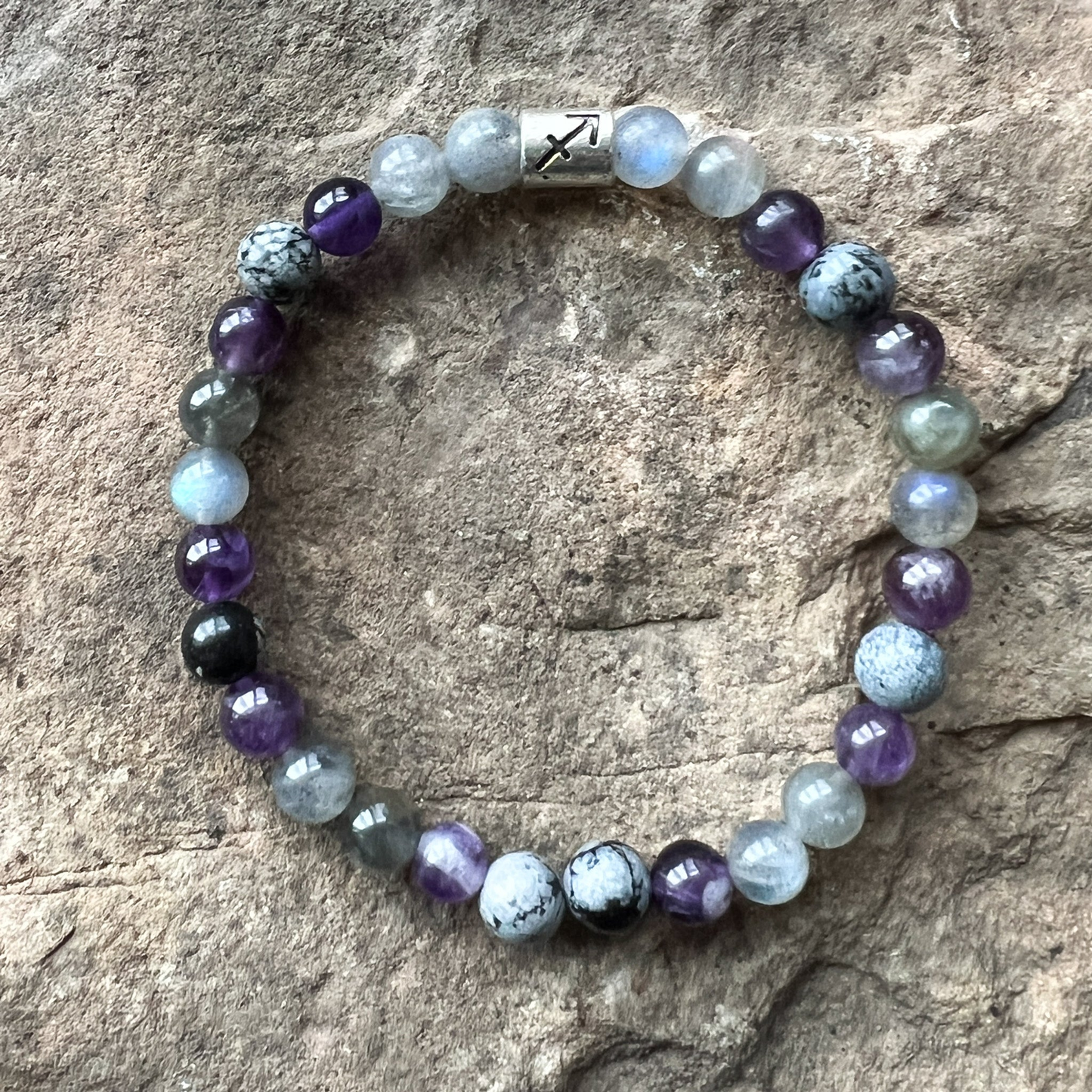 Sagittarius Zodiac Gemstone Bracelet