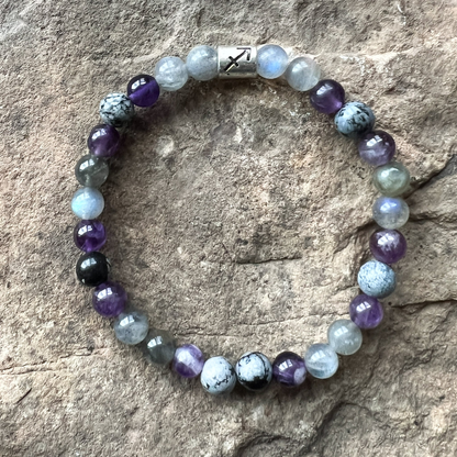 Sagittarius Zodiac Gemstone Bracelet