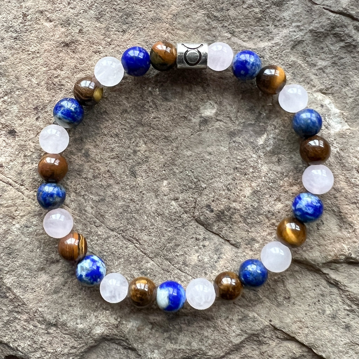 Taurus Zodiac Gemstone Bracelet
