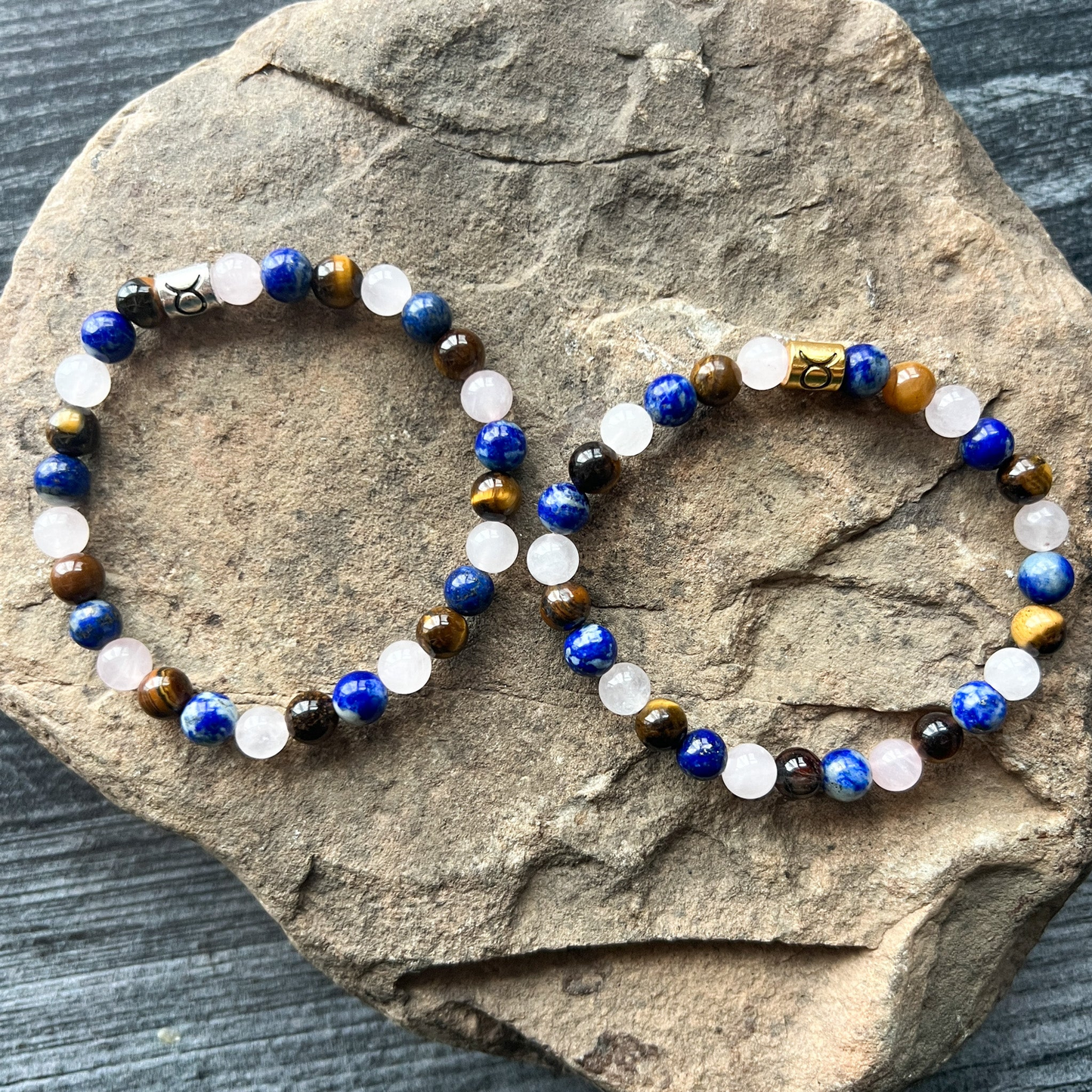 Taurus Zodiac Gemstone Bracelet