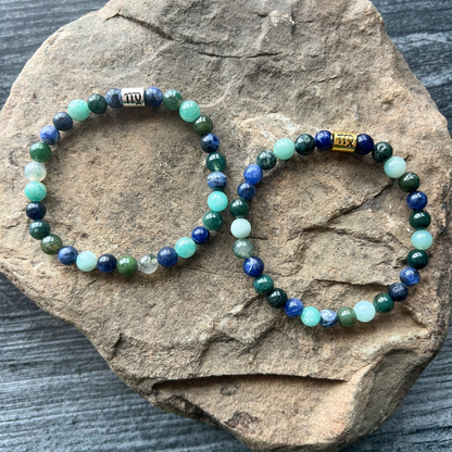 Virgo Zodiac Gemstone Bracelet