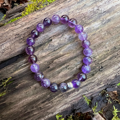 Amethyst Beaded Bracelet