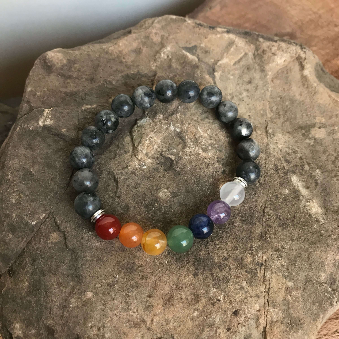 Chakra Power Stone Beaded Bracelet
