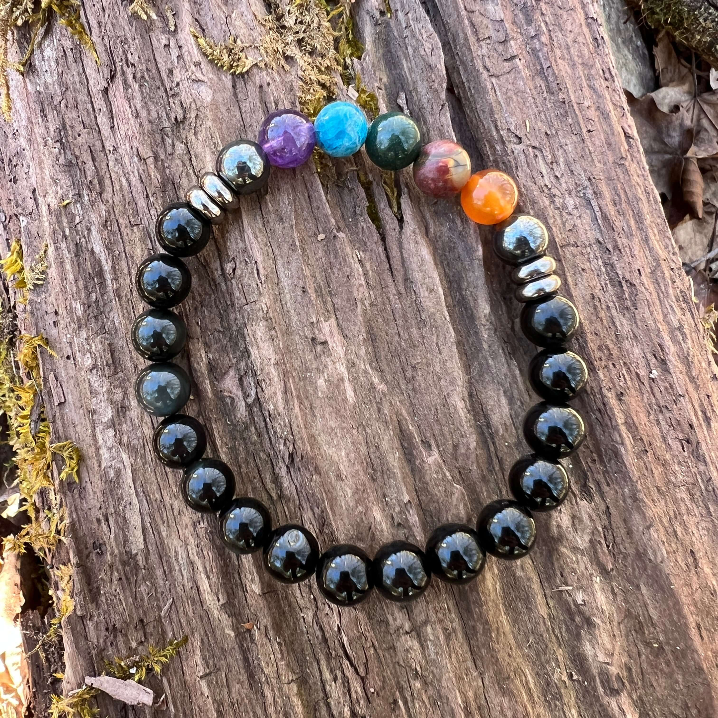Courage & Balance Vibes Gemstone Bracelet
