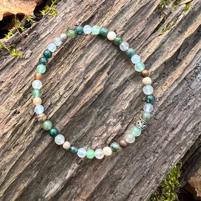 Dappled Sunlight Gemstone Beaded Bracelet