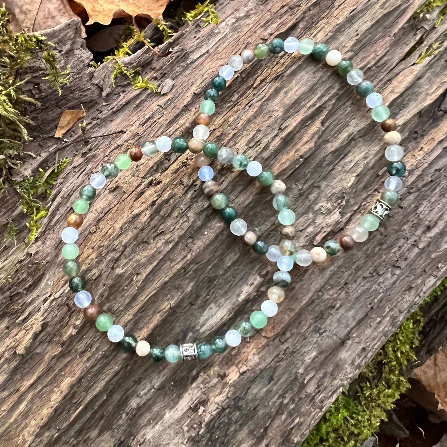 Dappled Sunlight Gemstone Beaded Bracelet