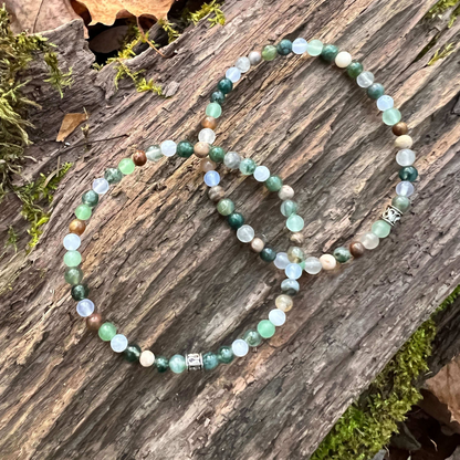 Dappled Sunlight Gemstone Beaded Bracelet