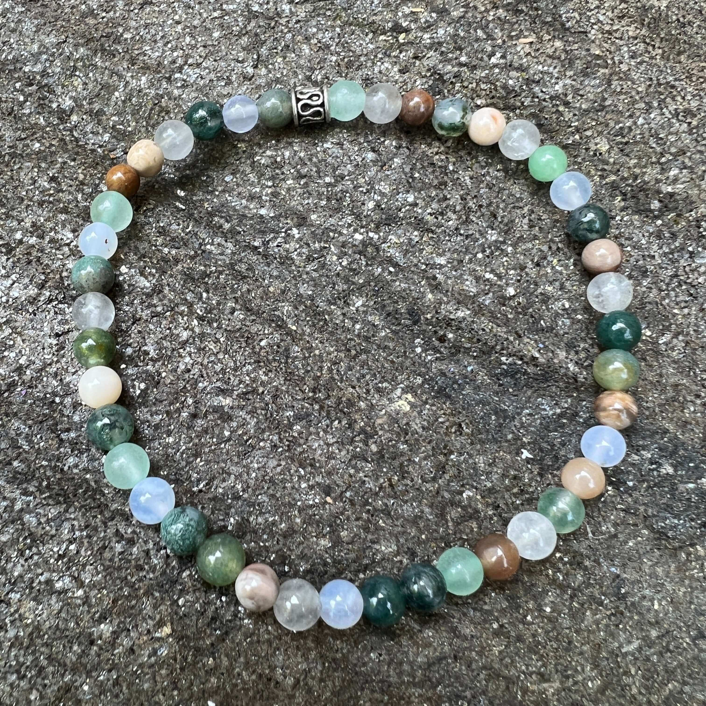 Dappled Sunlight Gemstone Beaded Bracelet