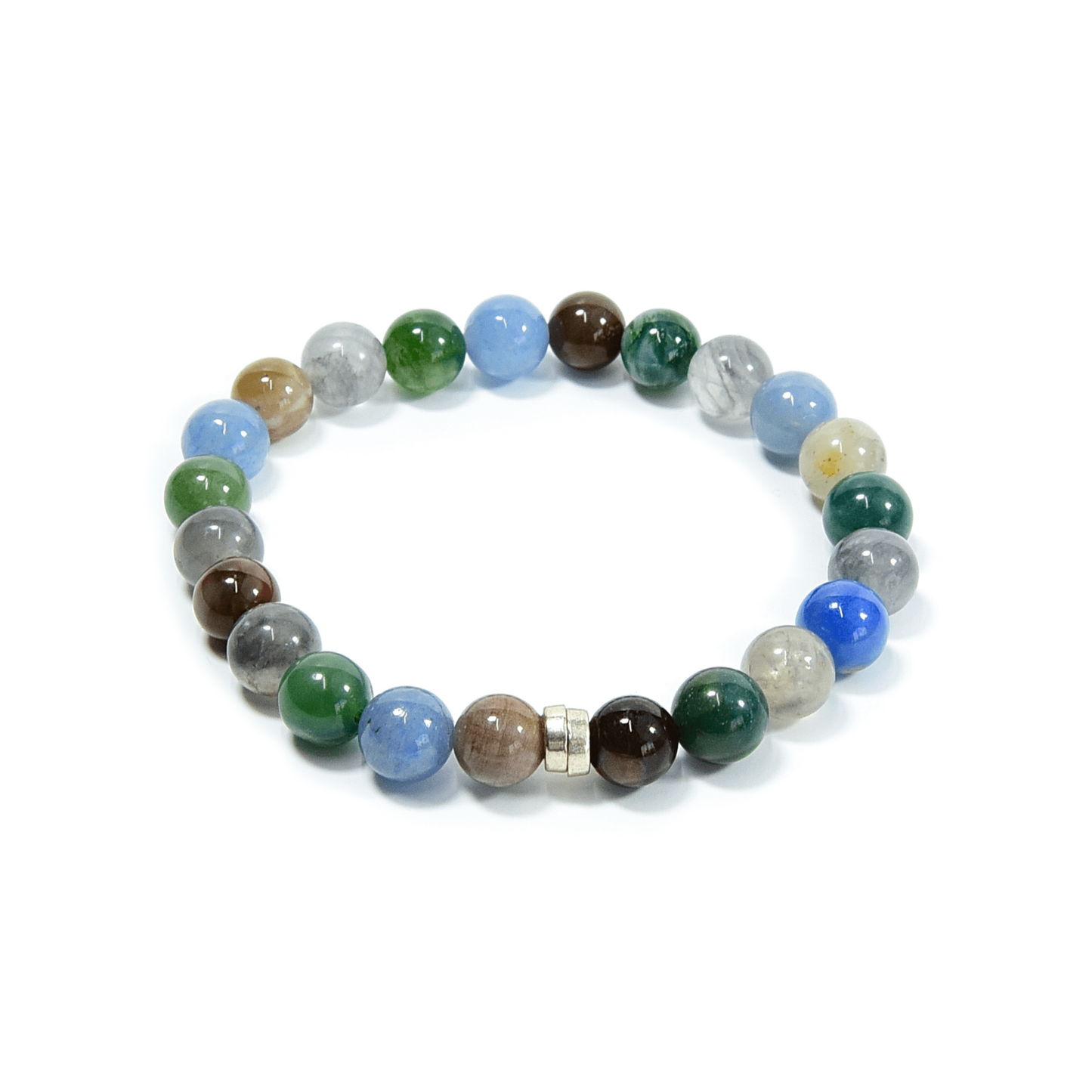 Dappled Sunlight Gemstone Beaded Bracelet