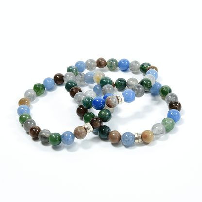 Dappled Sunlight Gemstone Beaded Bracelet