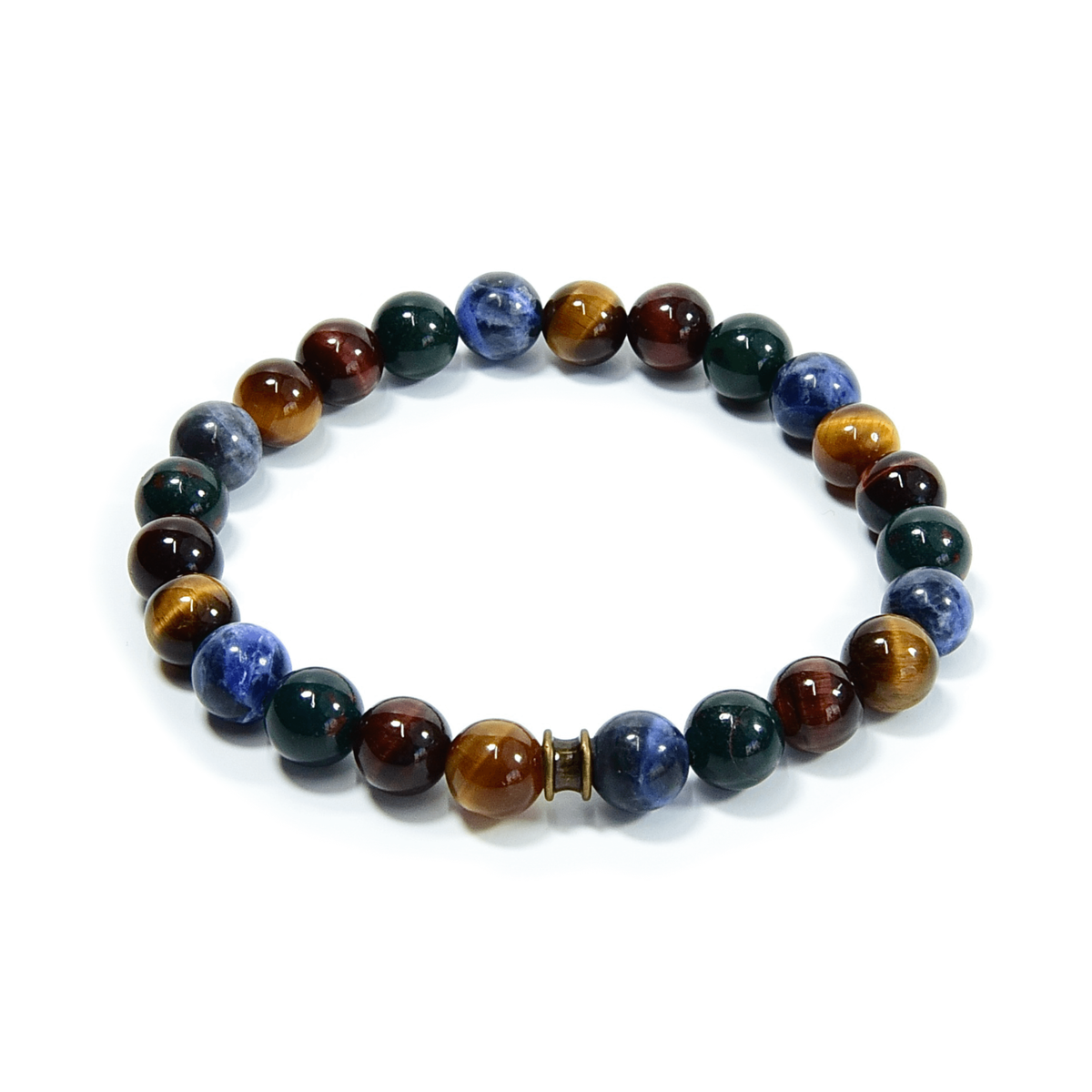 Deep Woods Tiger Eye Beaded Bracelet