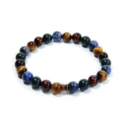 Deep Woods Tiger Eye Beaded Bracelet