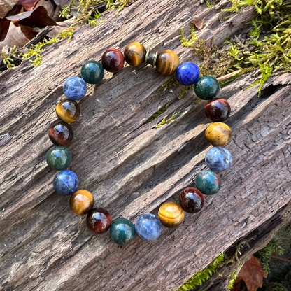 Deep Woods Tiger Eye Beaded Bracelet