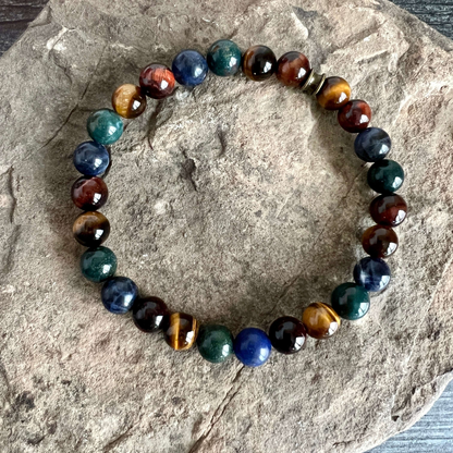 Deep Woods Tiger Eye Beaded Bracelet