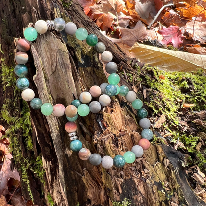 Earth Harmony Gemstone Beaded Bracelet