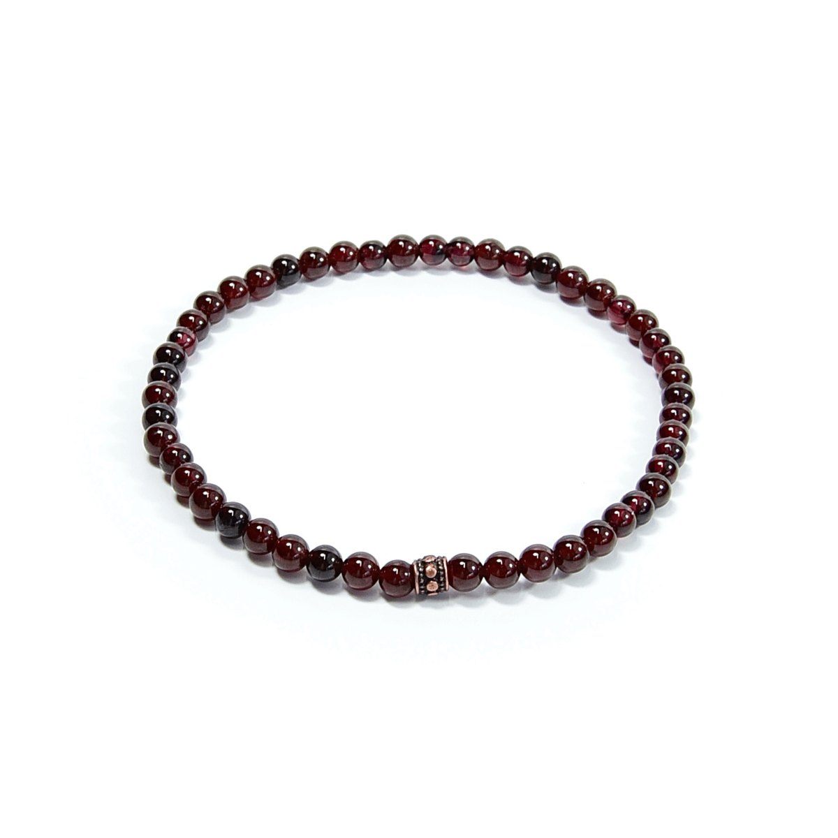 Garnet Mini Beaded Bracelet