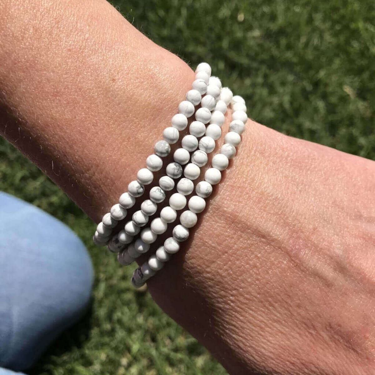 Howlite Mini Beaded Bracelet