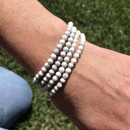 Howlite Mini Beaded Bracelet