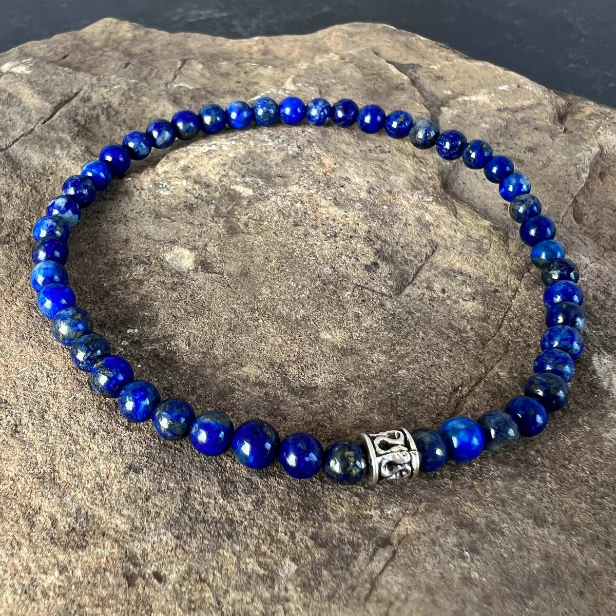 Lapis Lazuli Mini Beaded Bracelet