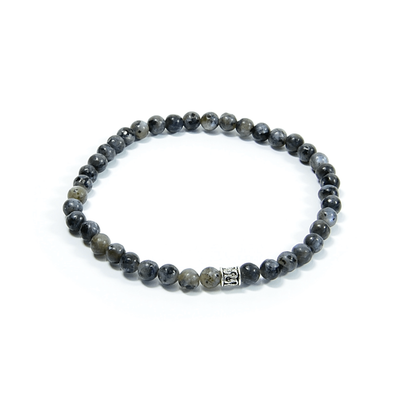 Larvikite Mini Beaded Bracelet